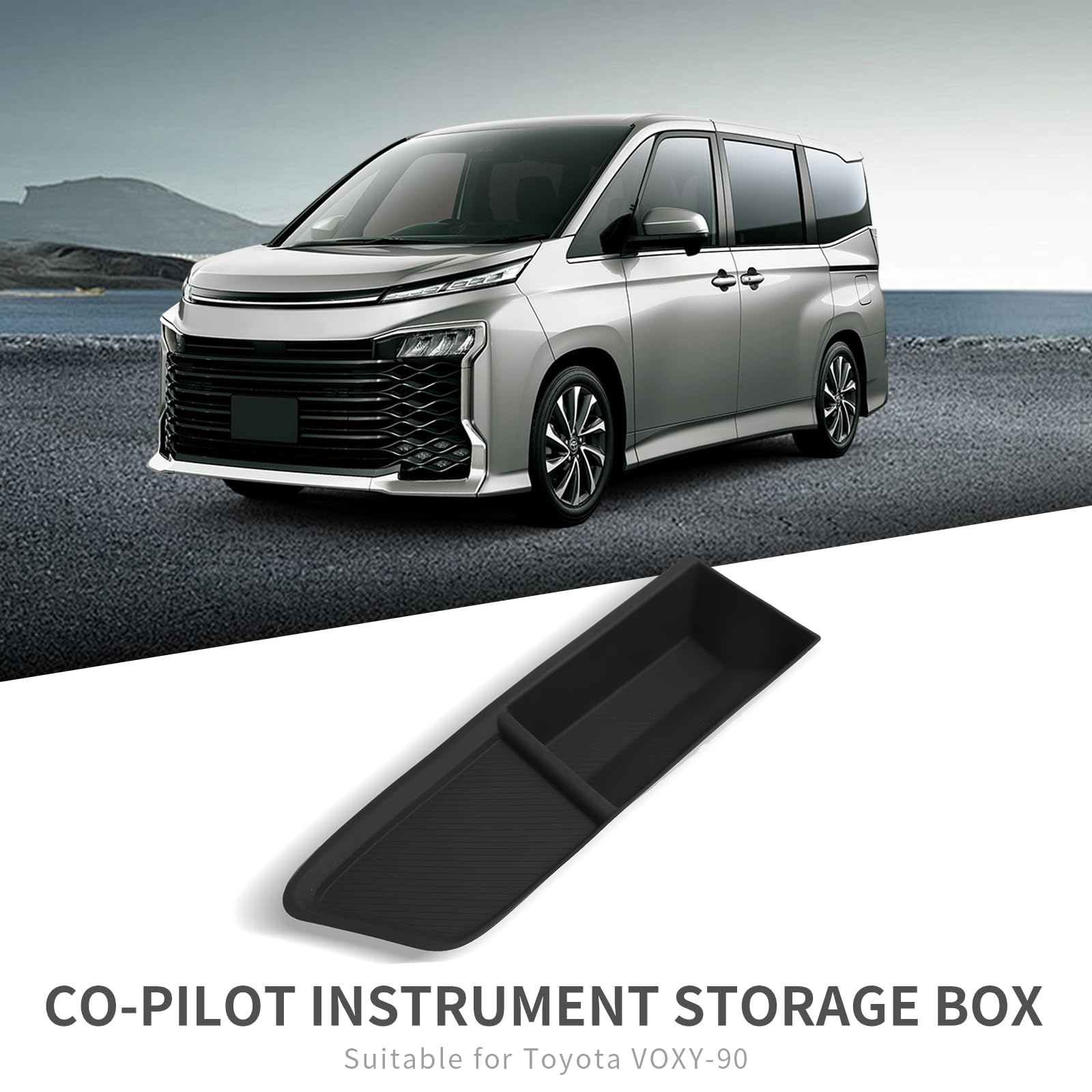 80 85 ヴォクシー ノア 純正合皮レザー張り オープントレイ パネル